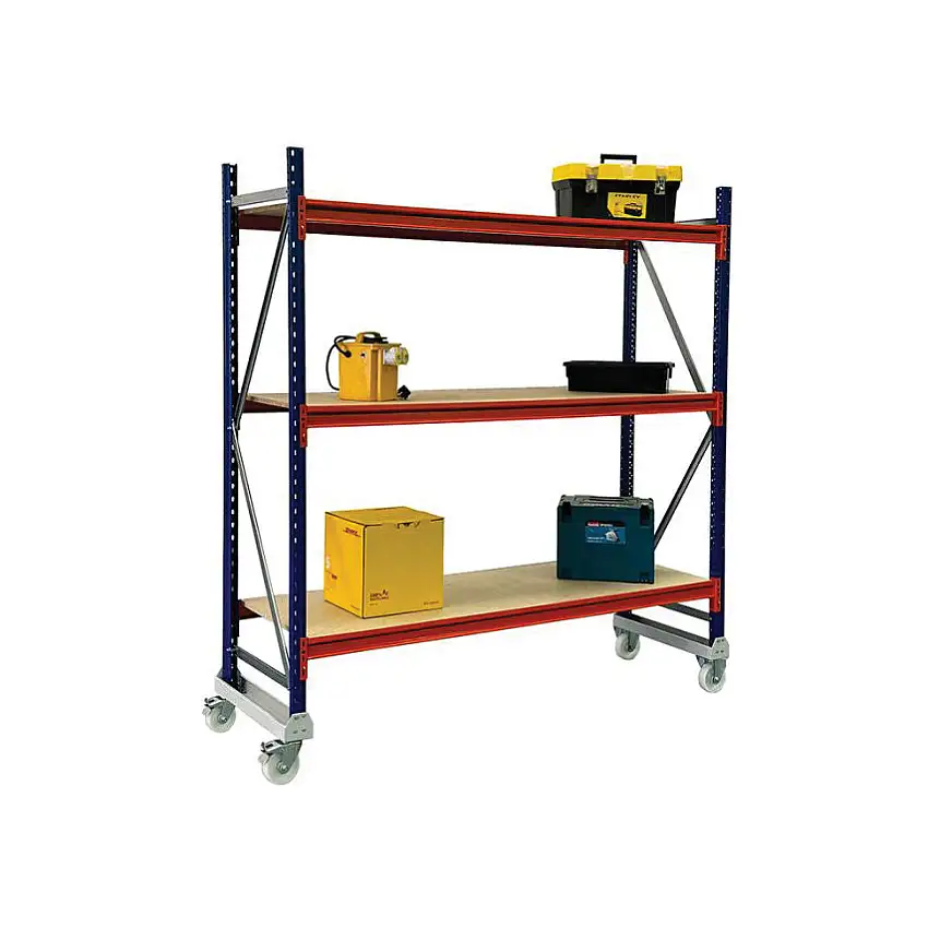 Specialist Storage Products MOBILE LONGSPAN SHELVING BAY (H)2170X(W)1150X(D)900 - 3 SHELVES