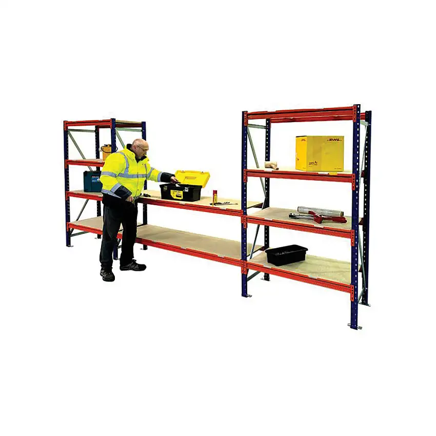 Specialist Storage Products 4X2000X900 FRAMES - 1850X900 BENCH & 8 X950X900mm SHELVES