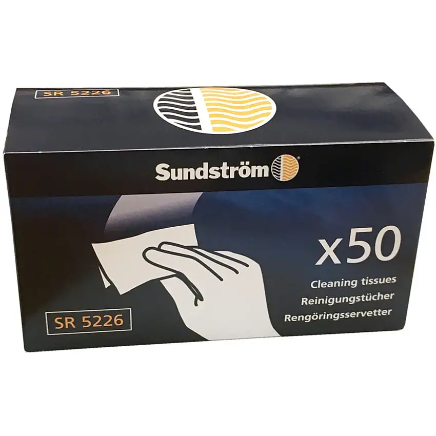 Sundström SR 5226 Cleaning Wipes, Pack of 50