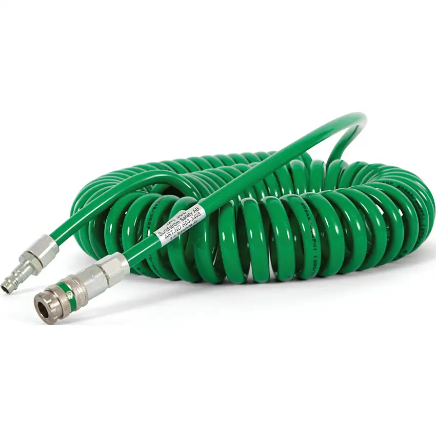 Sundström SR 360 Spiral Coiled Air Supply Tube, 8m