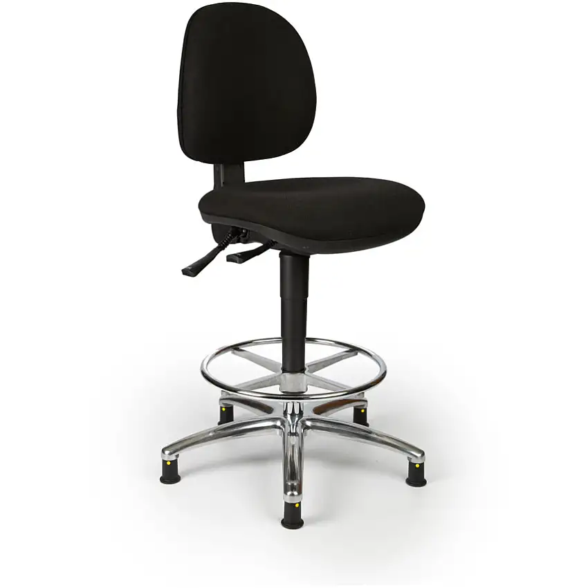 Techsit E-TECH HIGH ESD HI-TECH FABRIC CHAIR - BLACK