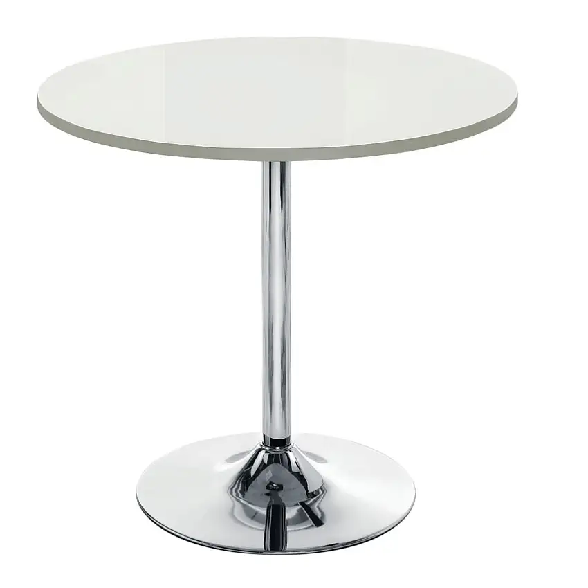 Tc BISTRO TRUMPET BASE TABLE ELLIPSE (WHITE)