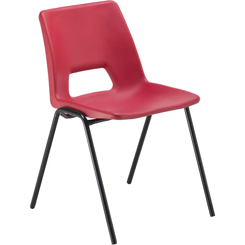 Tc ECONOMY CHAIR RED POLYPROPYLENE