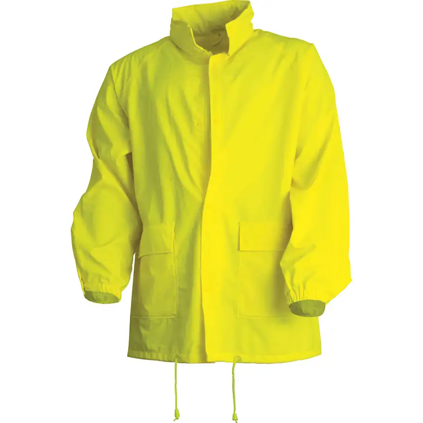 Tuffsafe Weatherwear Jacket, Unisex, Yellow, Polyester/Polyurethane, XL