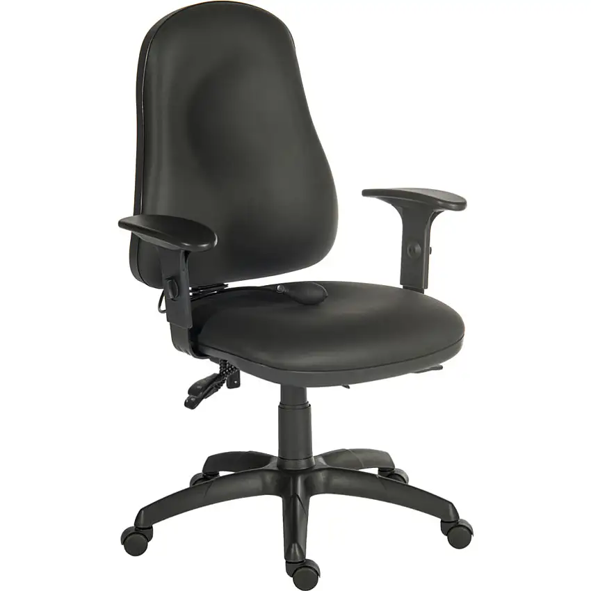 Teknik ERGO BLACK COMFORT AIR CHAIR WITH LUMBAR SUPPORT