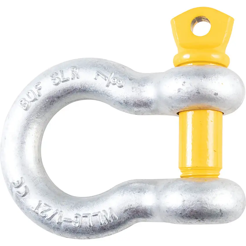 Ttc Lifting Gear Screw Pin Bow Shackle, 6.5t SWL, With Certificate