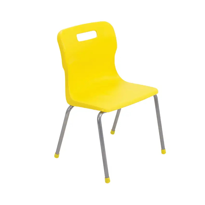 Tc TITAN FOUR LEGGED CHAIR 460mm - YELLOW