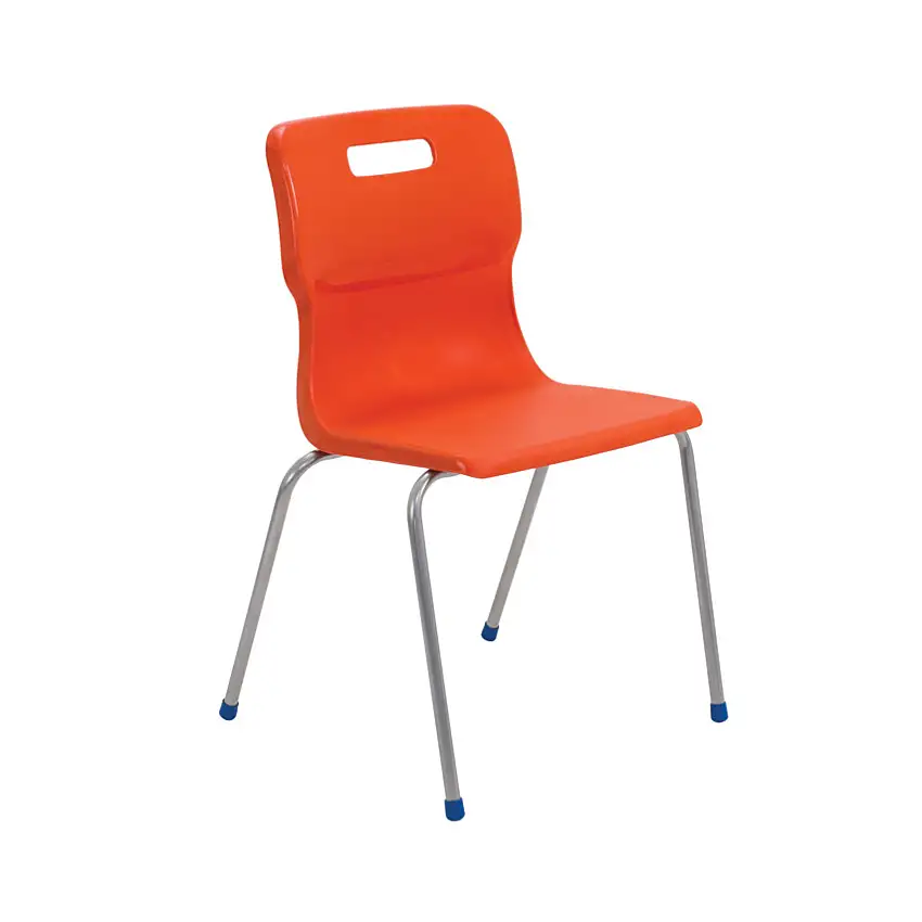 Tc TITAN FOUR LEGGED CHAIR 460mm - ORANGE