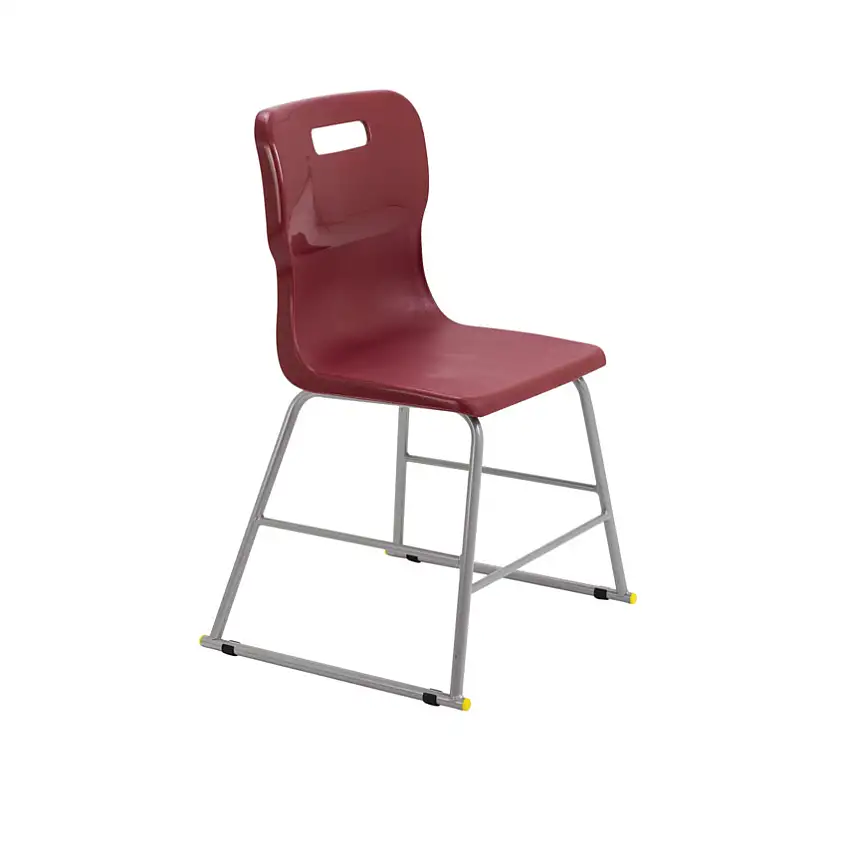 Tc TITAN HIGH CHAIR 445mm - BURGUNDY