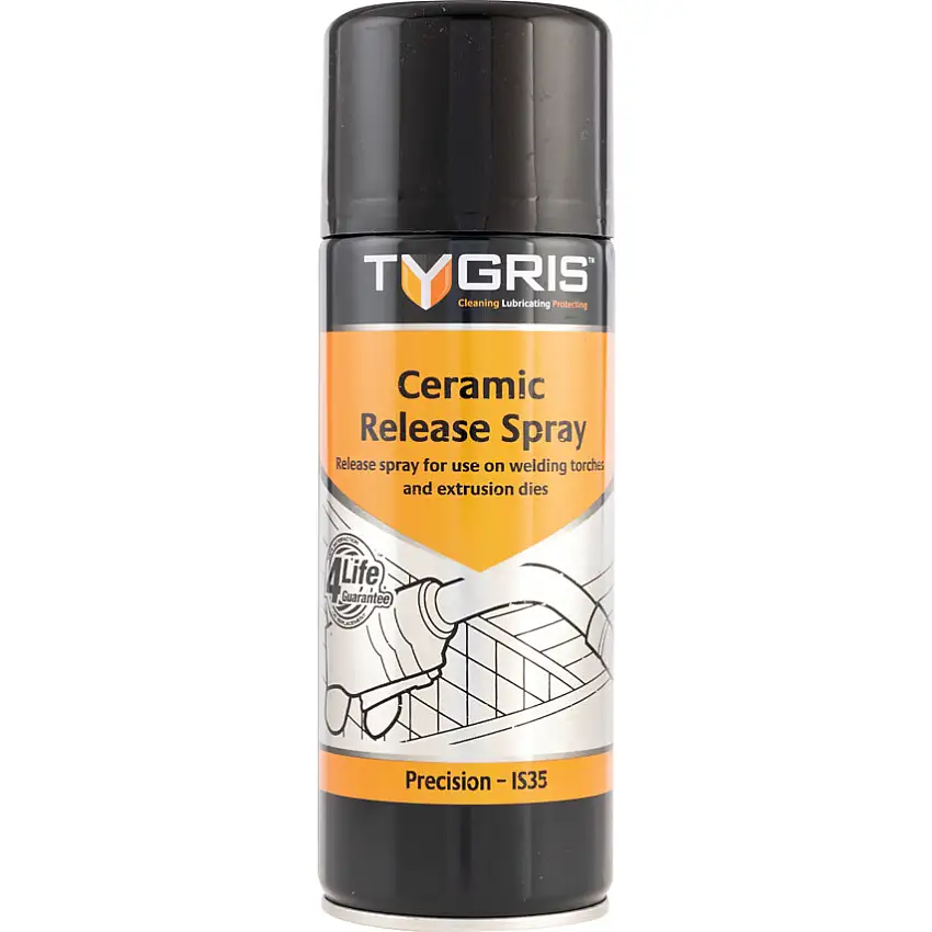 Tygris Ceramic Release Agent , Aerosol , Non-Silicone , 400ml ,