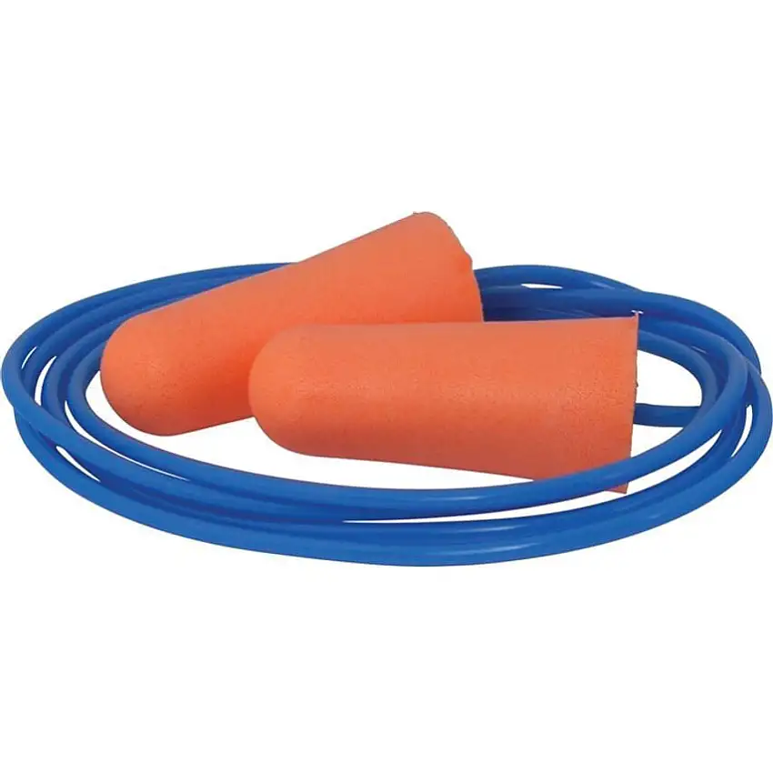 Ultimate Industrial EP301C ORANGE SOFT FOAM PU CORDED EARPLUGS (BX-200)