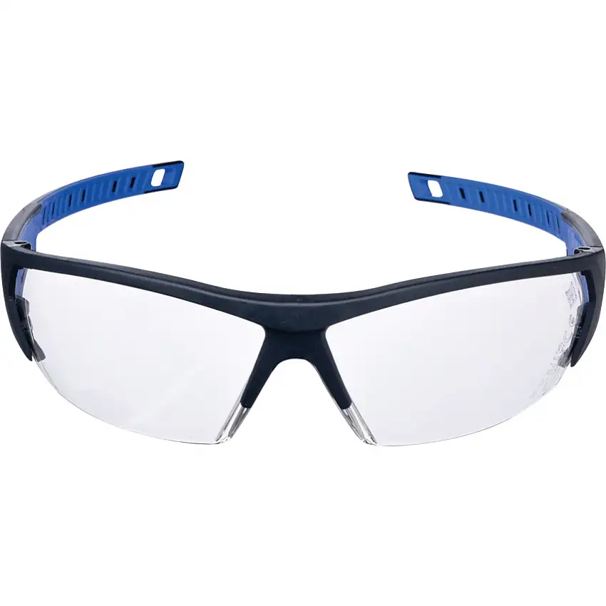 uvex 9194-171 I-Works Clear Lens/Blue Frame Safety Spectacles