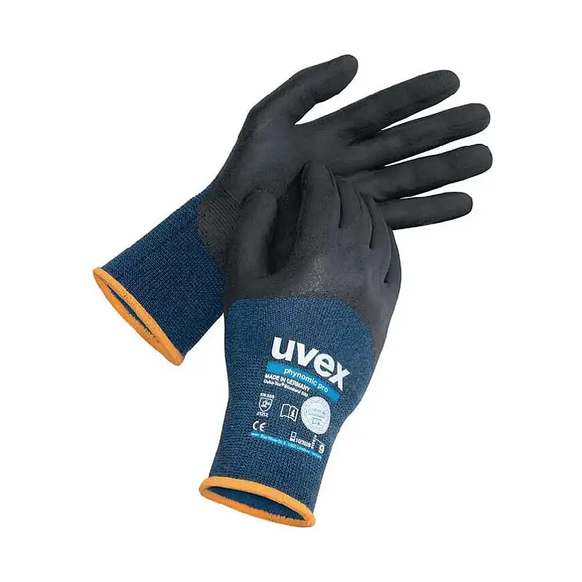 uvex 60062 Phynomic Pro, General Handling Gloves, Polymer Coating, Size 11