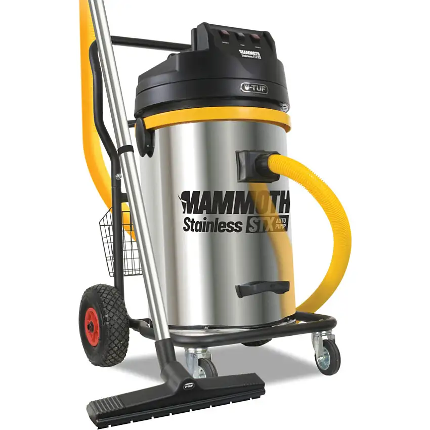 V-tuf MAMMOTH STAINLESS 2.4KW 80L WET & DRY VACUUM CLEANER 240V