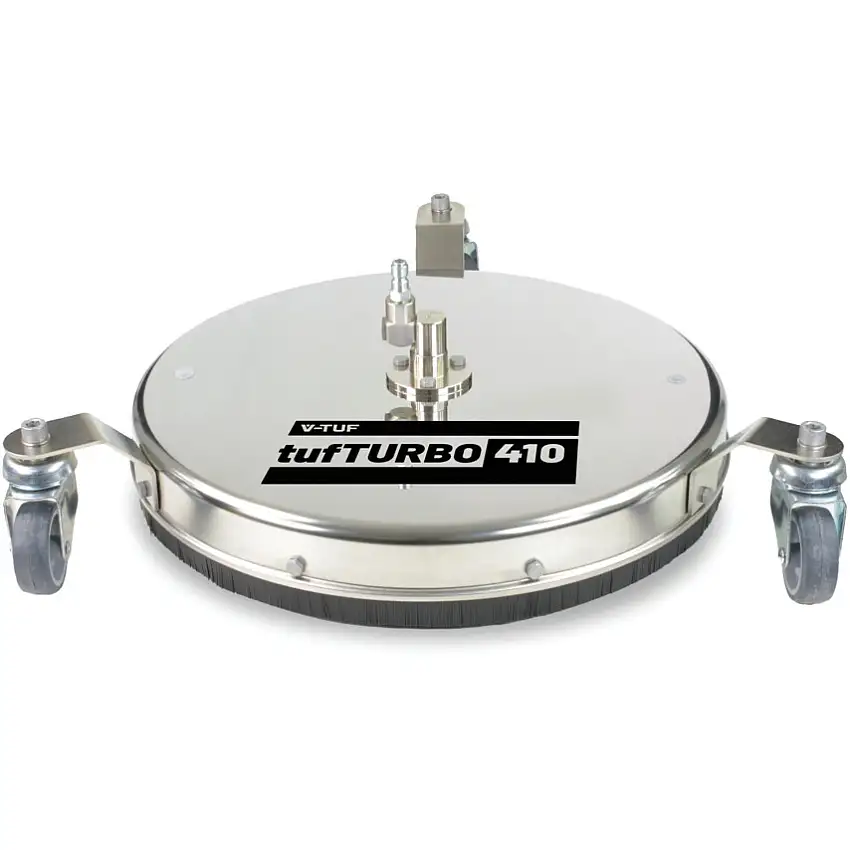 V-tuf 410MM STAINLESS STEEL SURFACE CLEANER WITH WHEELS