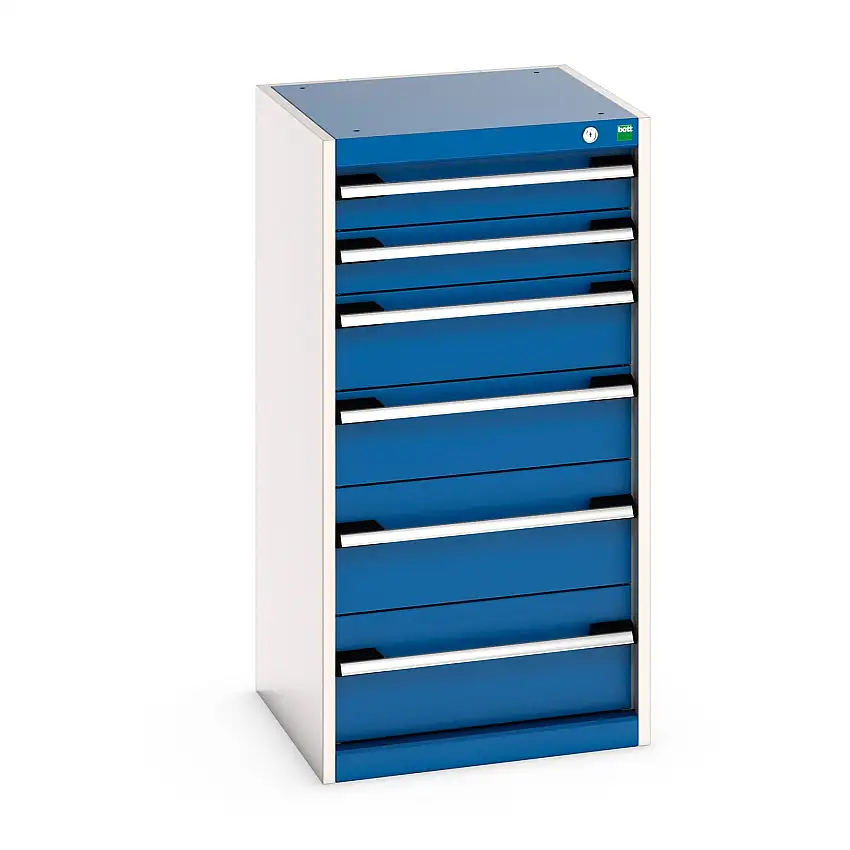 525mm (w) x 1000mm (h) x 525 (d) Bott Cubio Cabinet (Gentian Blue) - 40010047.11V