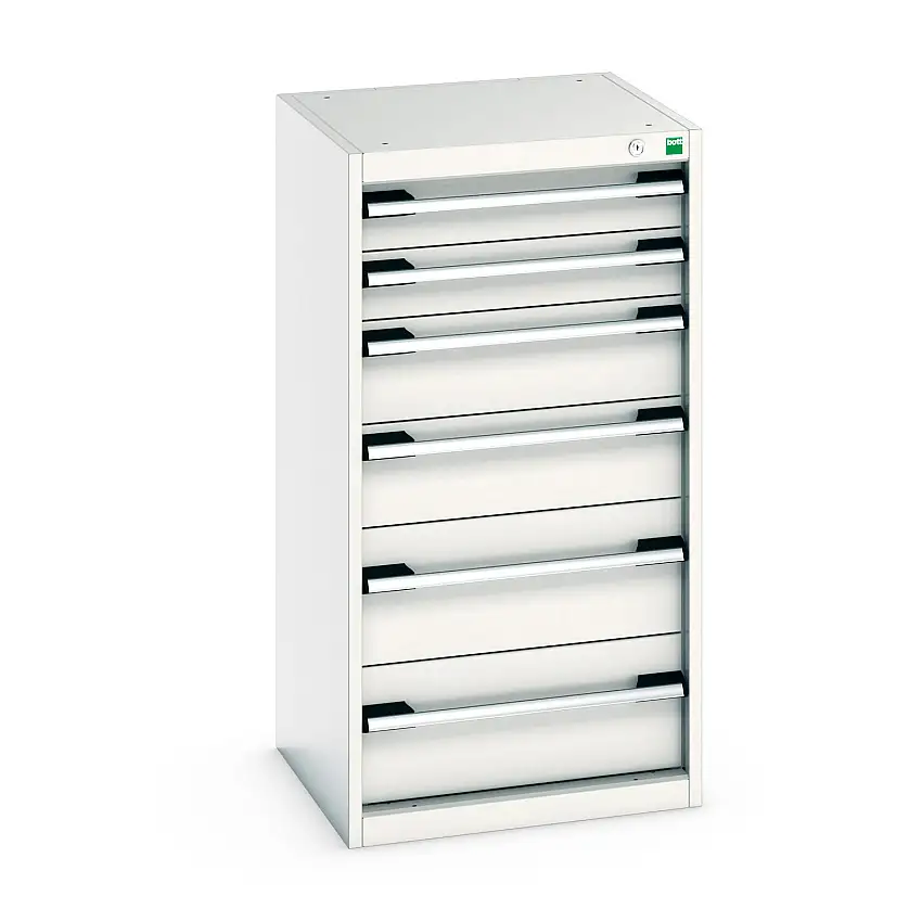 525mm (w) x 1000mm (h) x 525 (d) Bott Cubio Cabinet (Light Grey) - 40010047.16V
