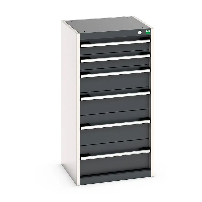 525mm (w) x 1000mm (h) x 525 (d) Bott Cubio Cabinet (Anthracite Grey) - 40010047.19V