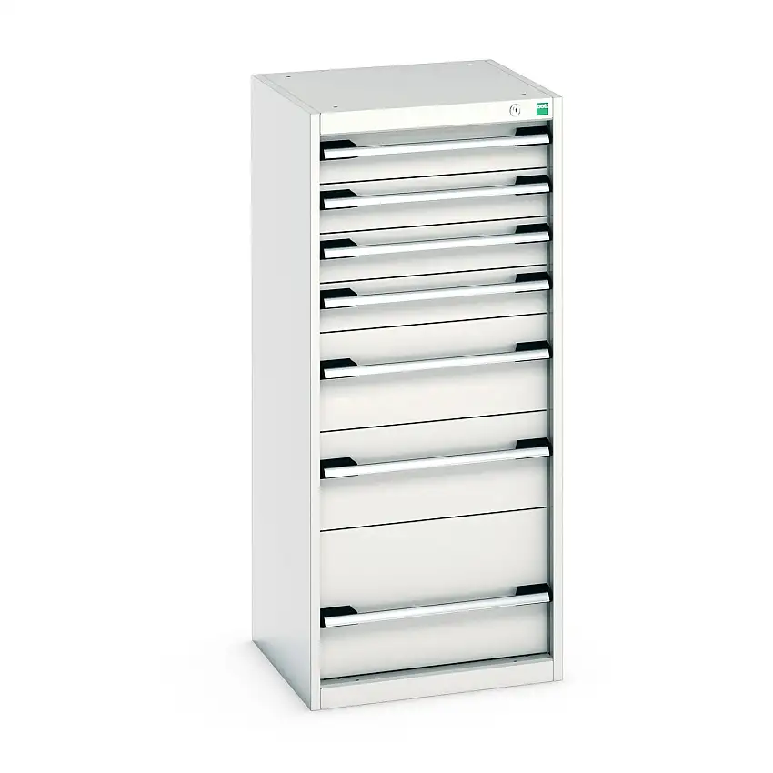 525mm (w) x 1200mm (h) x 525 (d) Bott Cubio Cabinet (Light Grey) - 40010119.16V