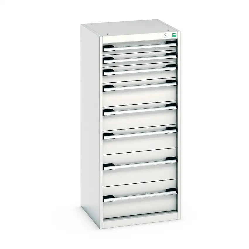 525mm (w) x 1200mm (h) x 525 (d) Bott Cubio Cabinet (Light Grey) - 40010121.16V