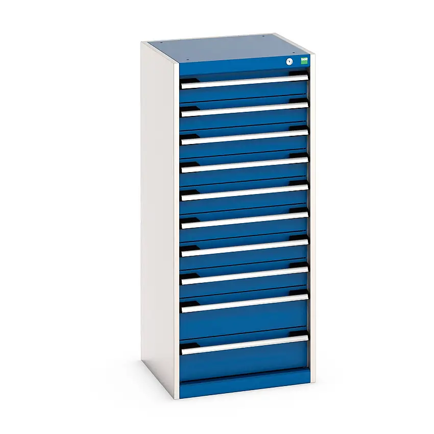 525mm (w) x 1200mm (h) x 525 (d) Bott Cubio Cabinet (Gentian Blue) - 40010123.11V