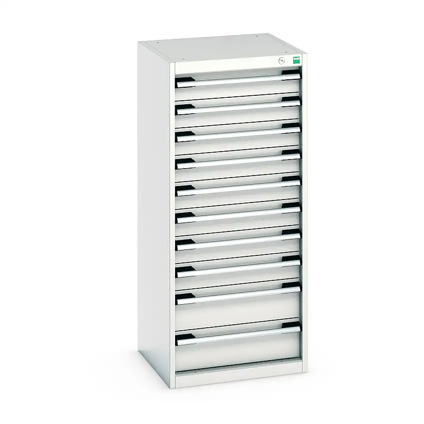 525mm (w) x 1200mm (h) x 525 (d) Bott Cubio Cabinet (Light Grey) - 40010123.16V
