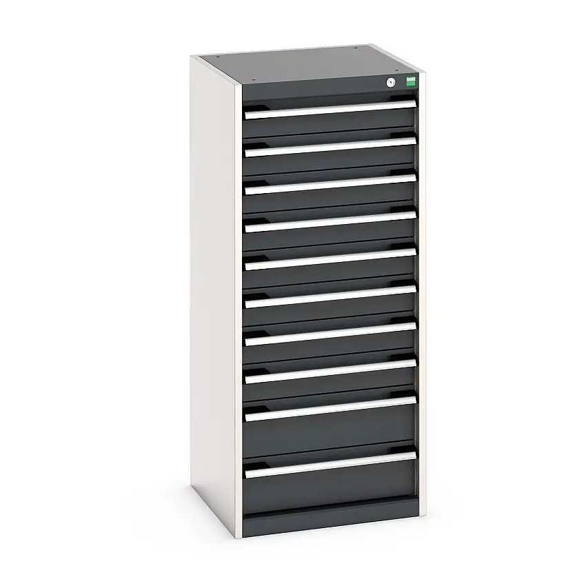525mm (w) x 1200mm (h) x 525 (d) Bott Cubio Cabinet (Anthracite Grey) - 40010123.19V