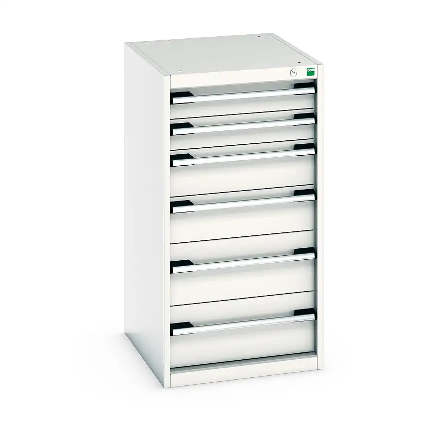 525mm (w) x 1000mm (h) x 650 (d) Bott Cubio Cabinet (Light Grey) - 40018059.16V