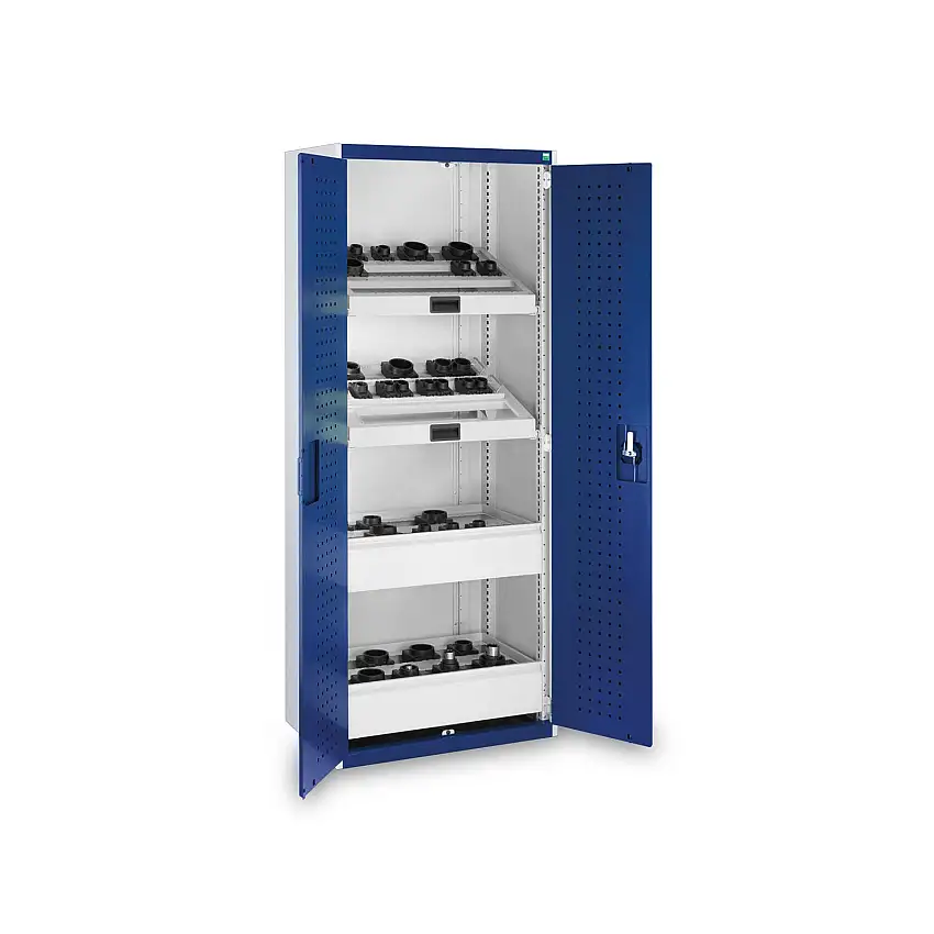 1050mm (w) x 525mm (d) x 1600mm (h) cubio housing perfo doors (Bott)