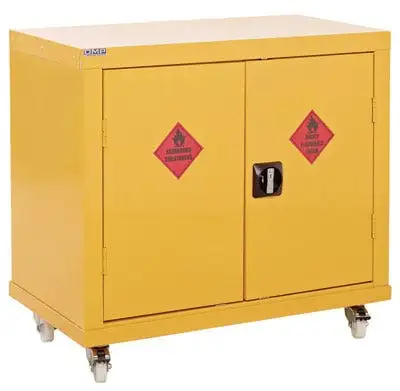 QMP 1040 x 900 x 460mm Mobile Hazardous Cupboard