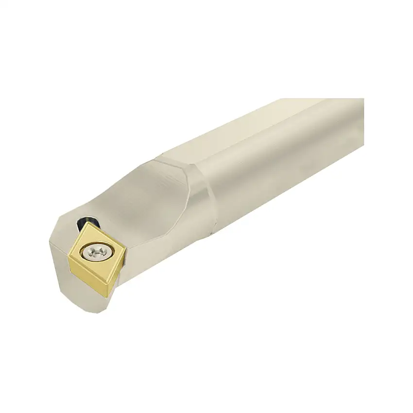 E12M-SDUCR-07 12mm Carbide Shank Boring Bar, Right Hand, Through Coolant, for DCMT07 Inserts, 93 Degree Approach, Screw On Clamp (Teknik)