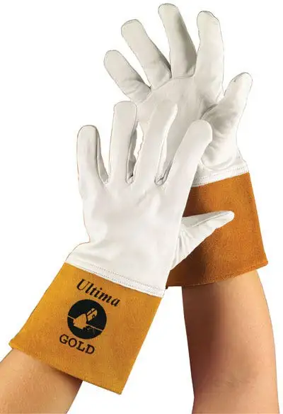 Ultima Gold Welding Gauntlets