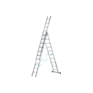 Zarges ZAR41544 Skymaster Trade Combination Ladder 3-Part 3 x 14 Rungs