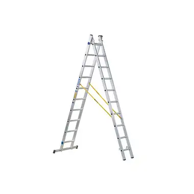 Zarges ZAR44874 D-Rung Combination Ladder 2-Part 2 x 14 Rungs