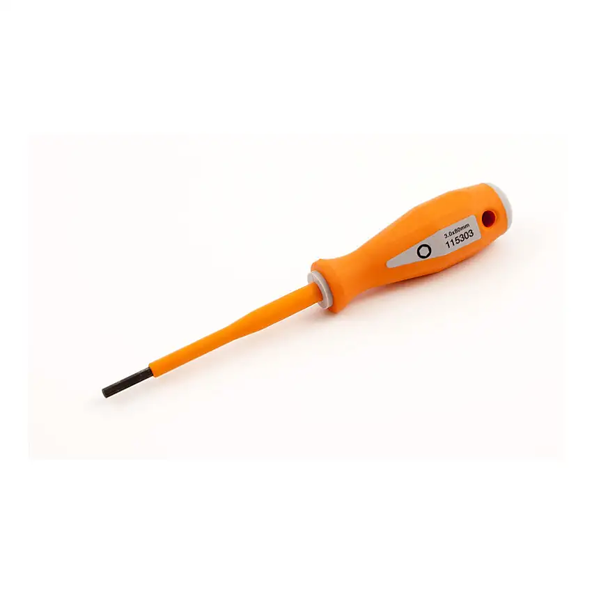 (Unbranded) ALLEN KEY SCREWDRIVER 3x80mm F/INSULATED - 115303