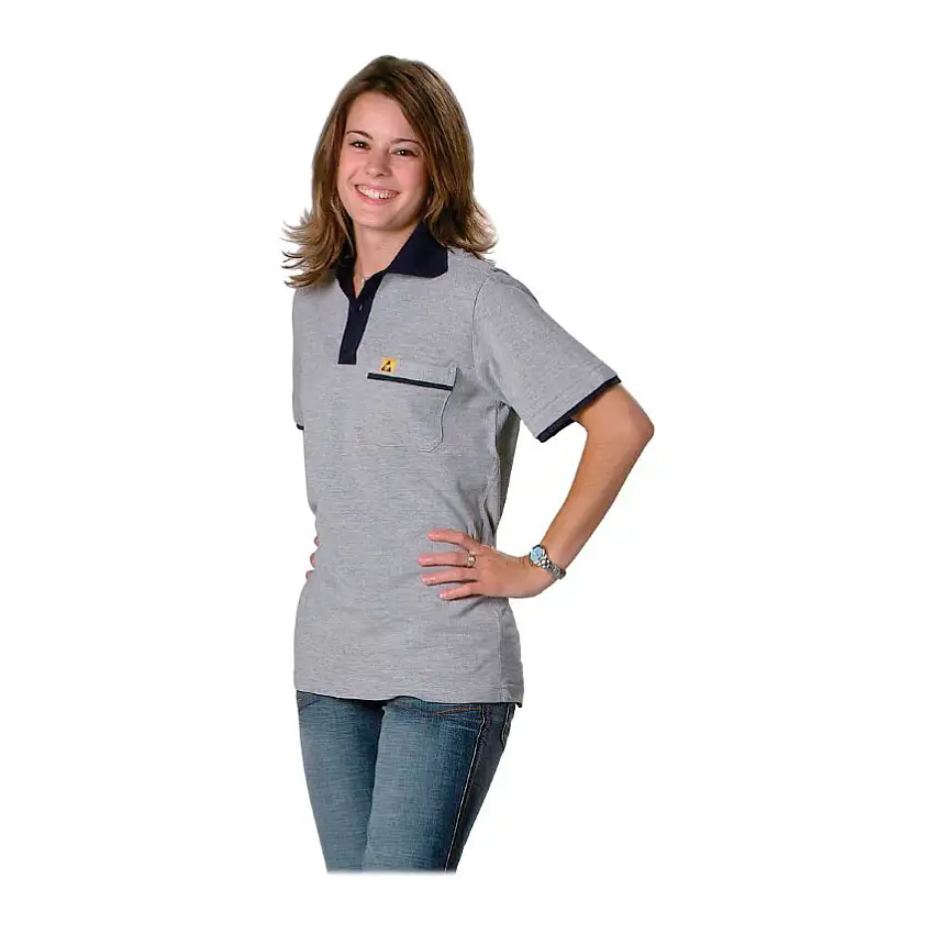 (Unbranded) WW2625GS GREY ESD POLO SHIRT(4XL)