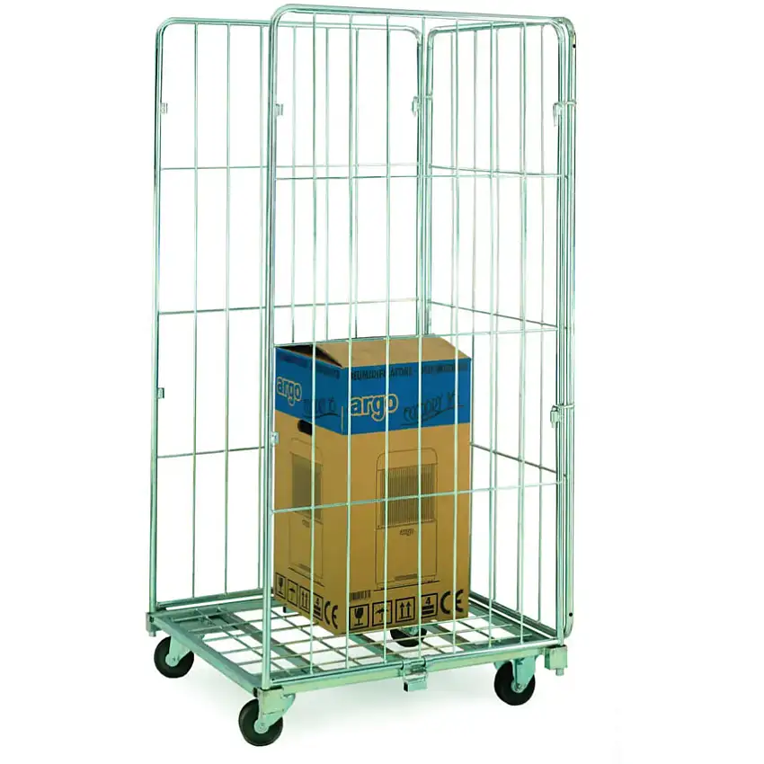 GPC DEMOUNTABLE ROLL CONTAINER - 3 SIDED - 1520H