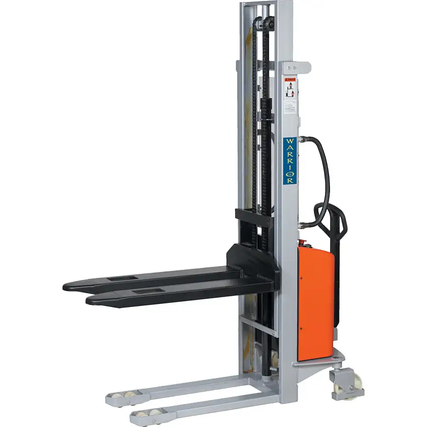 Warrior Semi-Electric Stacker, 1000kg Load Capacity 2080mm